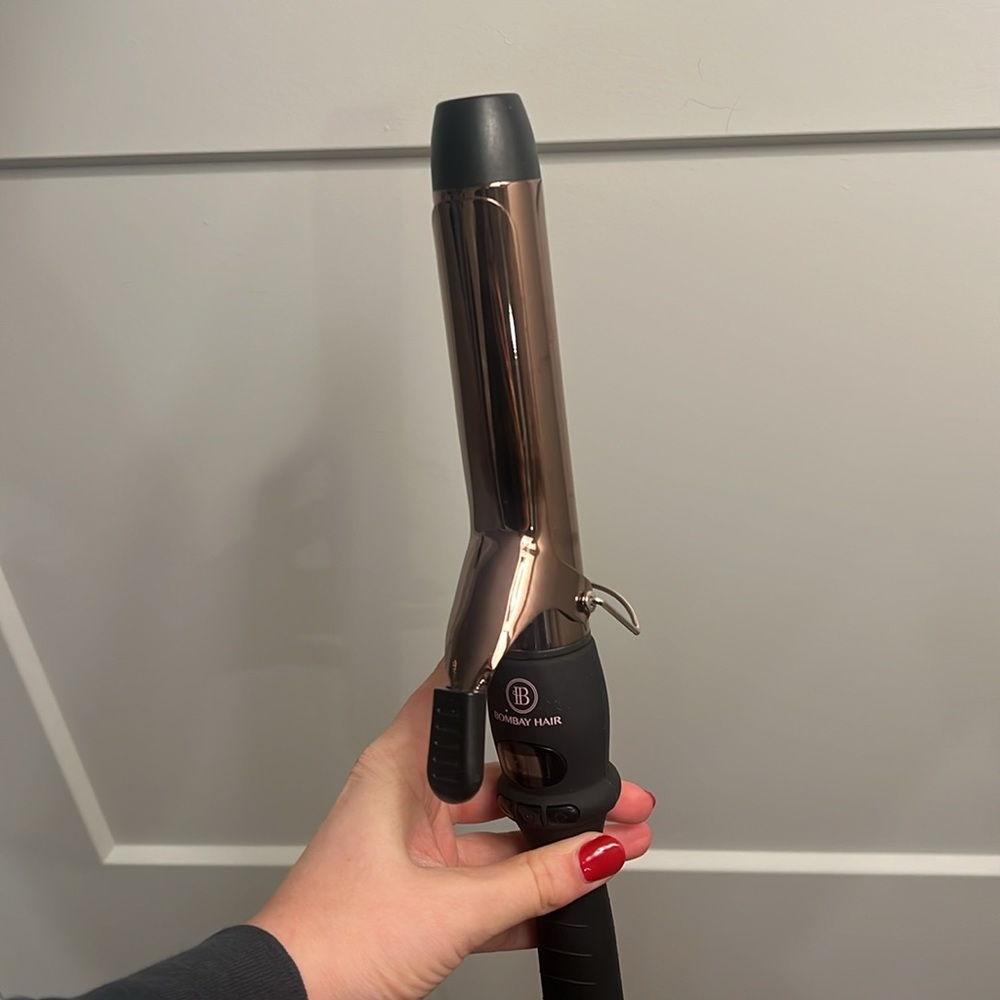 Bombay Hair 32mm rose gold curling iron (with clamp)